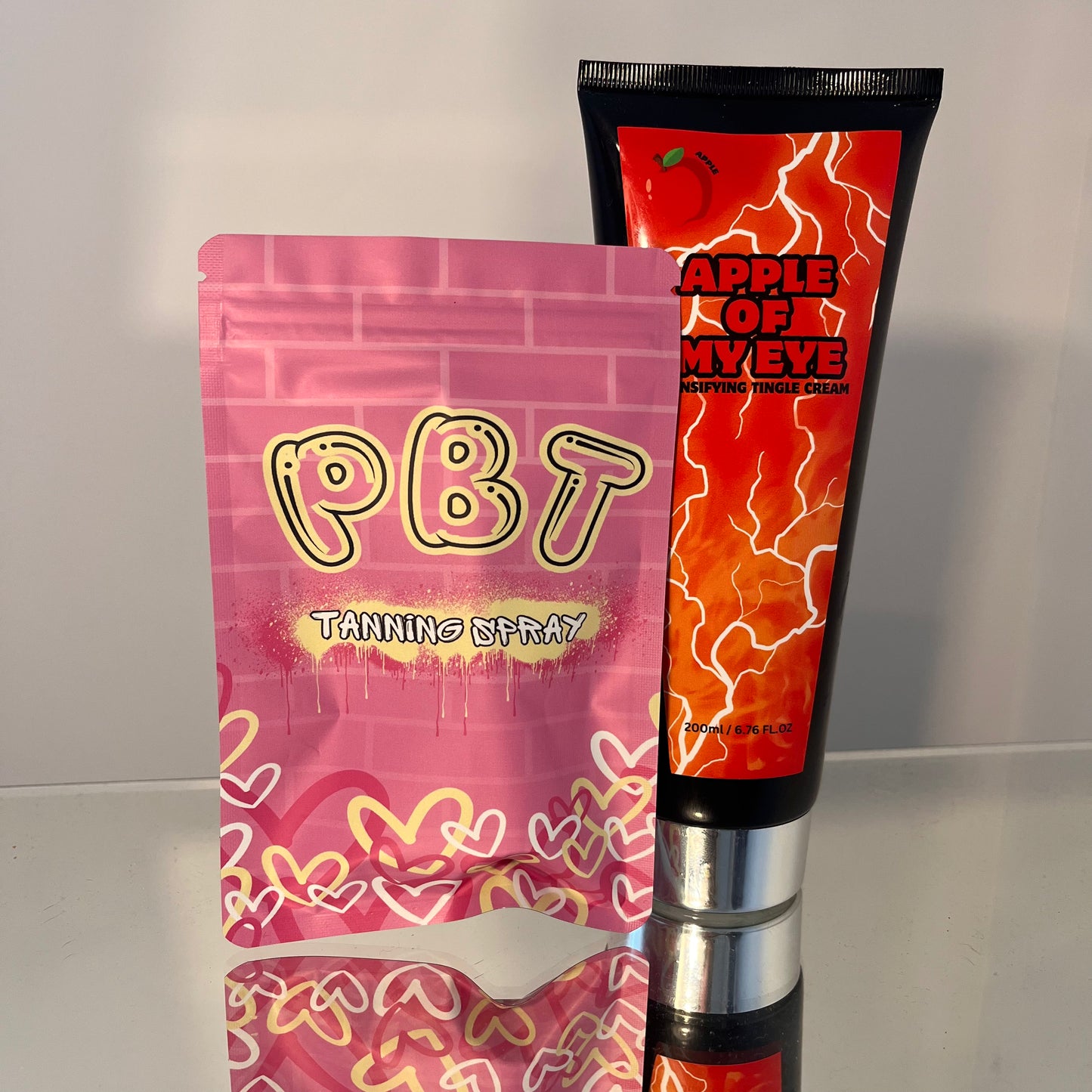 Tanning Spray & Intensifying Tingle Cream