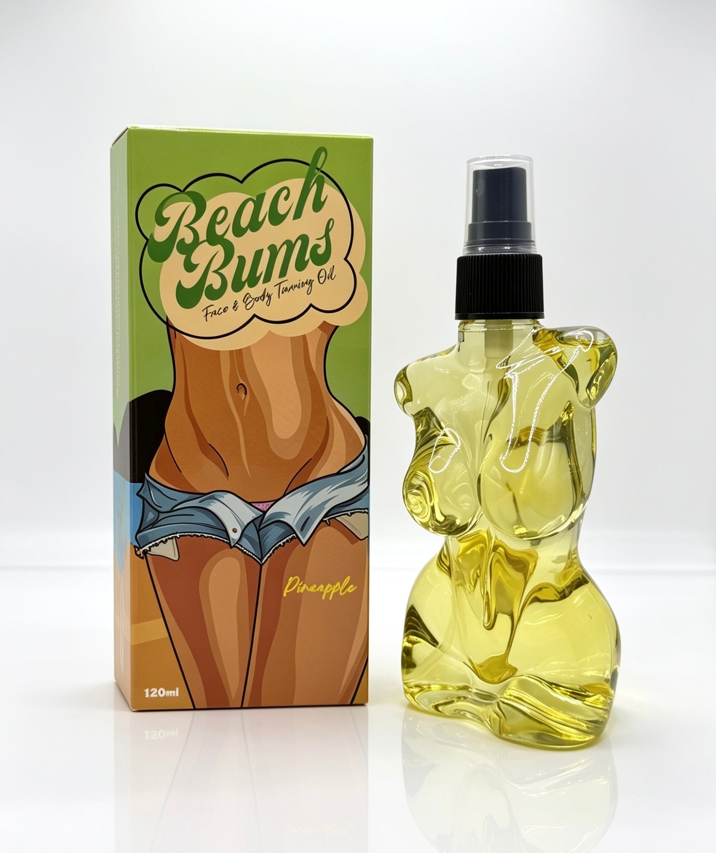 Beach Bums Face & Body Tanning Oil