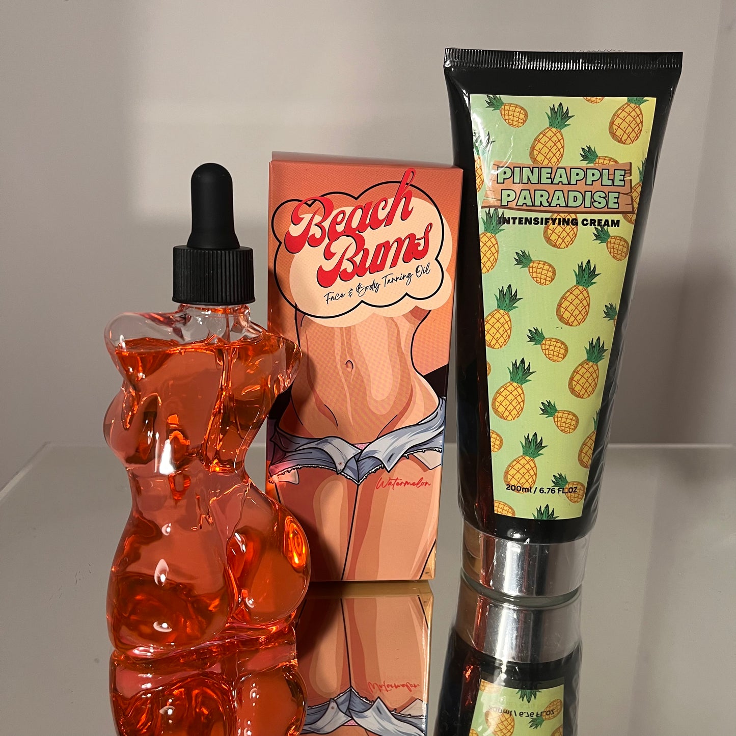 Beach Bums Tanning Oil and Intensifying Cream DUO